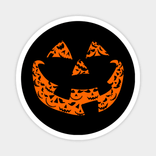 Happy Halloween Pumpkin Graphic Magnet